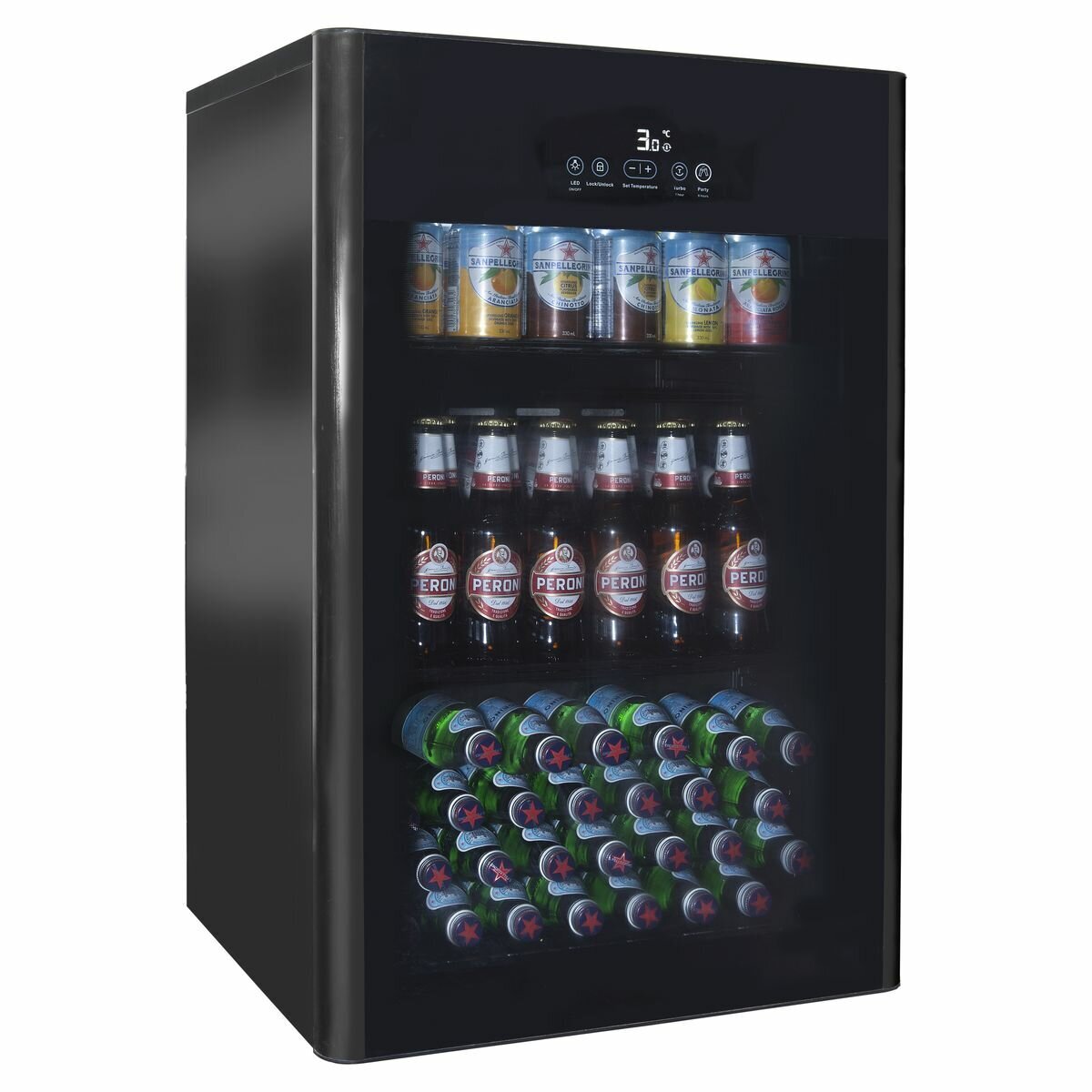 Artusi 100 Litre Black Single Door Outdoor Bar Fridge - ABC1B