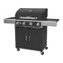 Gasmate Quasar 4 Burner Trolley BBQ with Solid Hood & Side Burner - Joe's BBQs