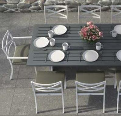 Shelta Bridgeport Armless Aluminium Dining Chair - Joe's BBQs