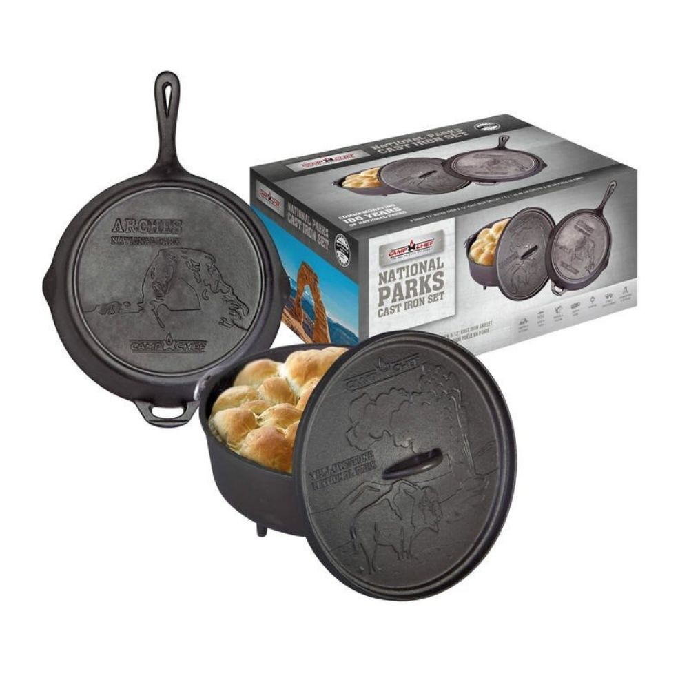 Camp Chef National Parks Cast Iron Set