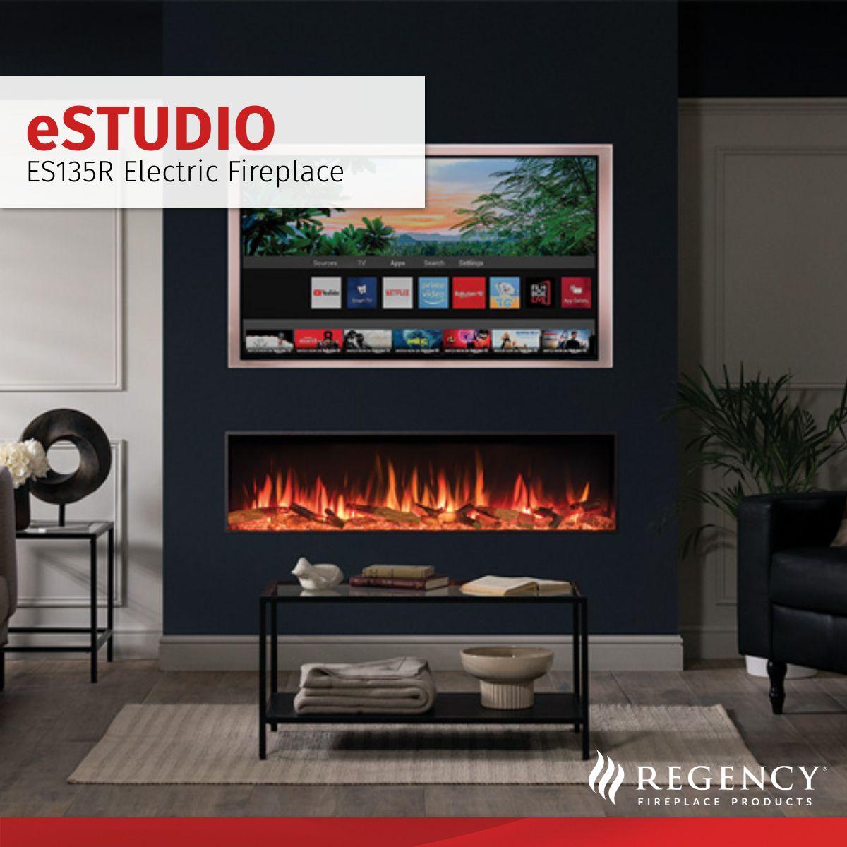 Regency eStudio Inset Electric Fire - Joe's BBQs