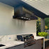 Excelsior 1200mm Wall Mounted BBQ Rangehood - Black Finish - Joe's BBQs