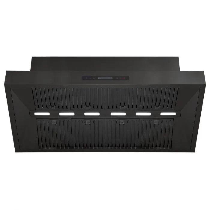Excelsior 1480mm Wall Mounted BBQ Rangehood - Black Finish - Joe's BBQs