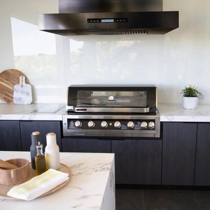 Excelsior 1480mm Wall Mounted BBQ Rangehood - Black Finish - Joe's BBQs