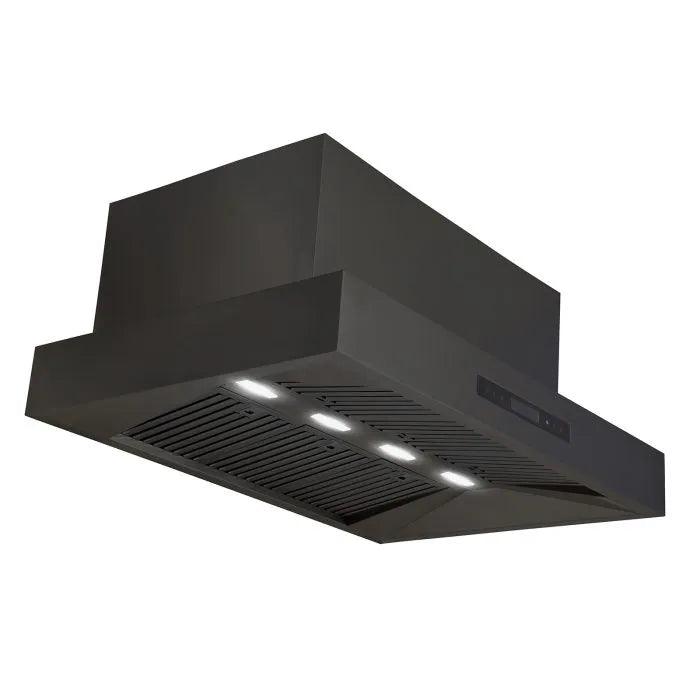 Excelsior 1200mm Wall Mounted BBQ Rangehood - Black Finish - Joe's BBQs