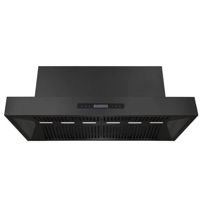 Excelsior 1480mm Wall Mounted BBQ Rangehood - Black Finish - Joe's BBQs