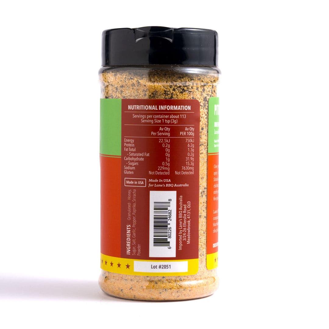 Lane's BBQ Honey Sriracha Rub 130g - Joe's BBQs