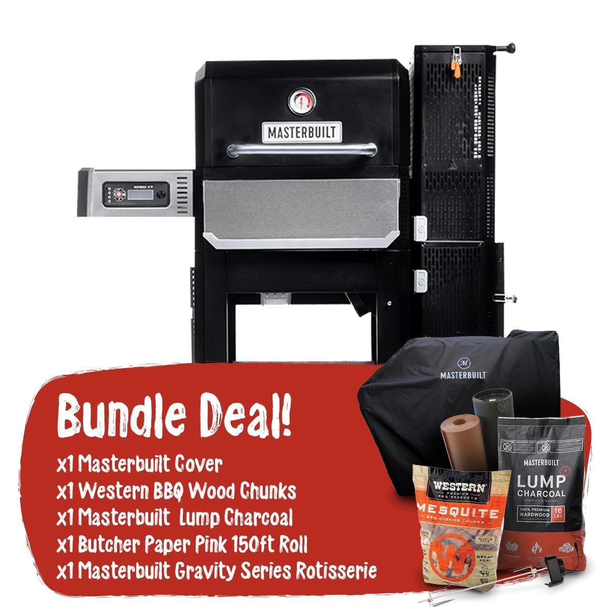 Masterbuilt Gravity Series® 800 Digital Charcoal Griddle + Grill + Smoker - Bundle Deal - Joe's BBQs