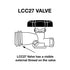 LCC27 Stainless Steel LPG Hose and Regulator 900mm