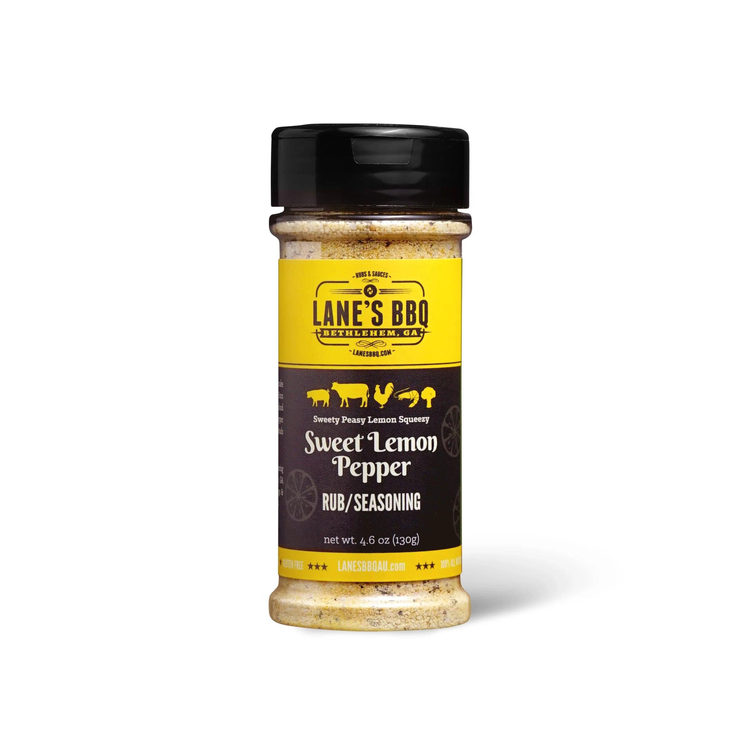 Lane's BBQ Sweet Lemon Pepper Rub 130g - Joe's BBQs