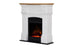 Dimplex 1.5kW Mini Windelsham Suite with LED Firebox in White and Oak Veneer Finish - Joe's BBQs