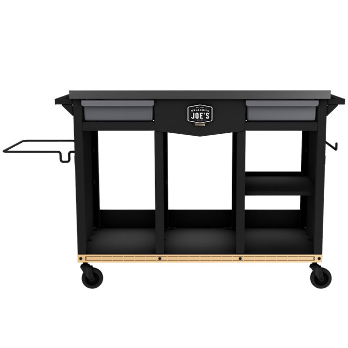 Oklahoma Joes 40 Inch Dlx Prep & Storage Cart