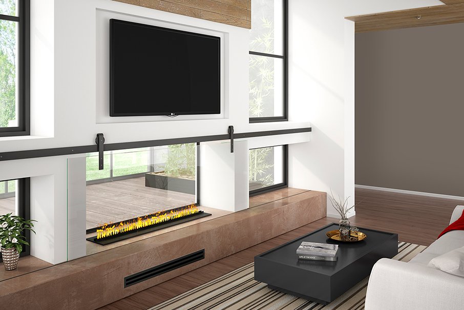 Real Flame Optimyst Cassette Electric Fireplace