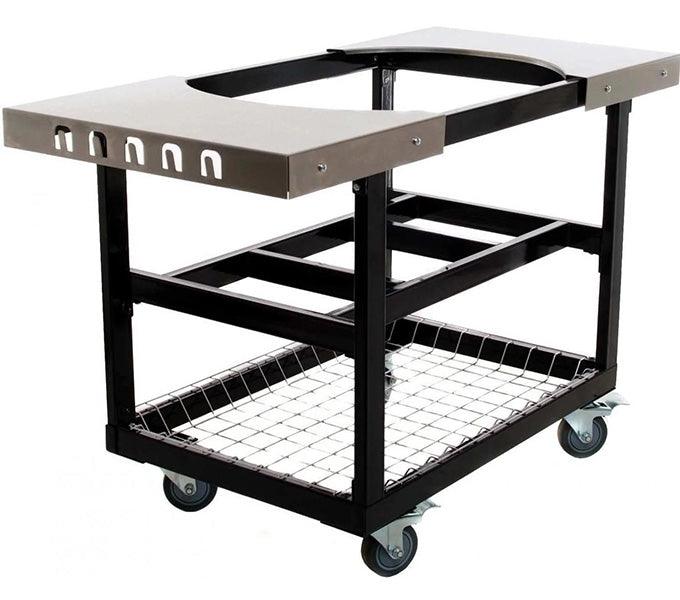 Primo Charcoal Grill with Stainless Steel Cart - Joe's BBQs