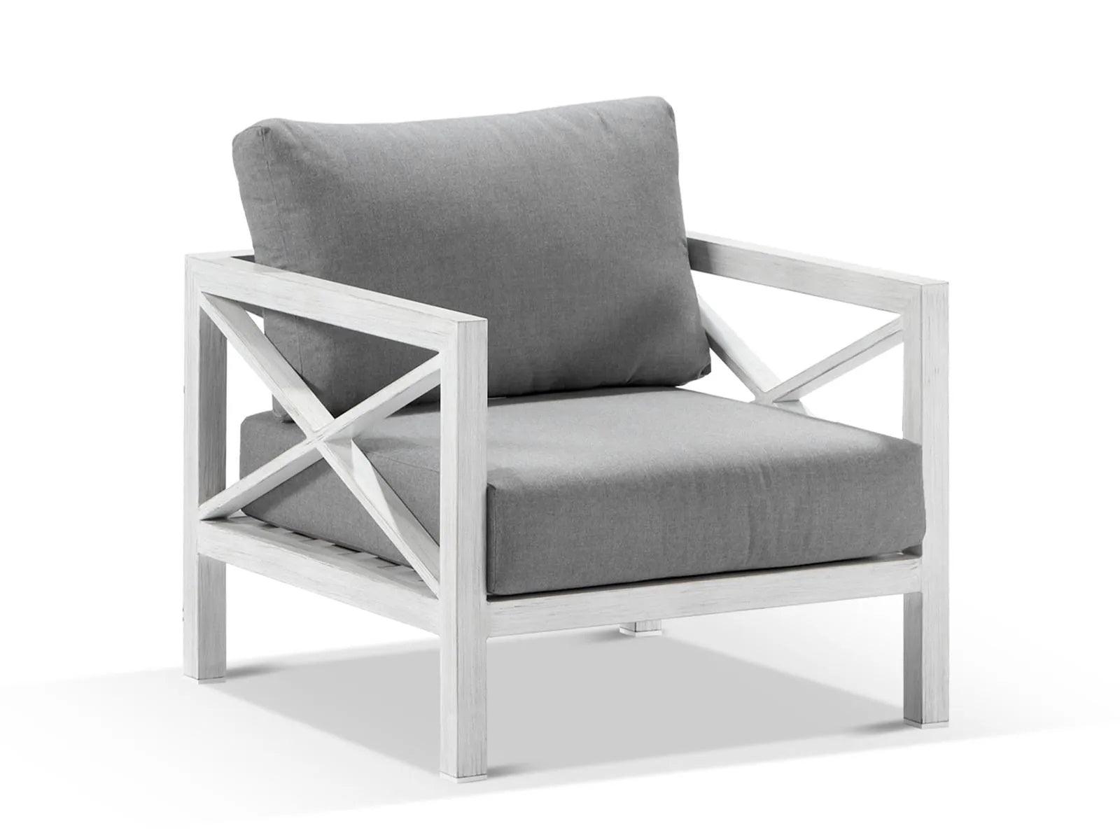 Shelta Bridgeport Aluminium Single Sofa - Joe's BBQs