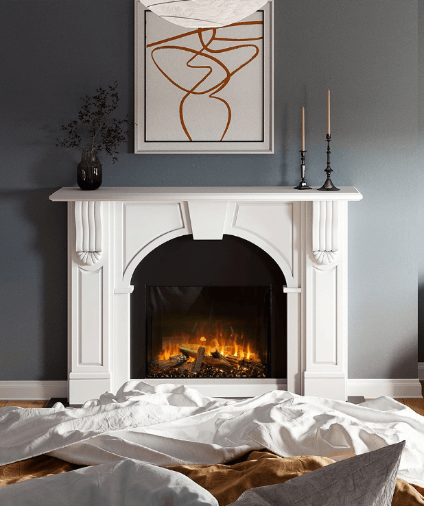 Ambe Square 30" Electric Fireplace - Joe's BBQs