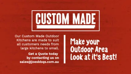 custom made outdoor kitchen