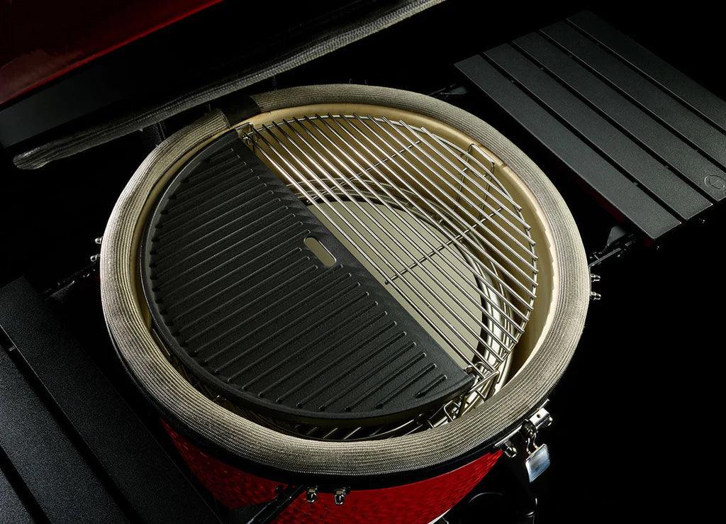 Kamado Joe Half Moon Cast Iron Reversible Griddle - Joe's BBQs