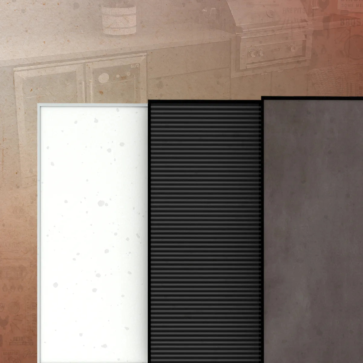 outdoor kitchen doors