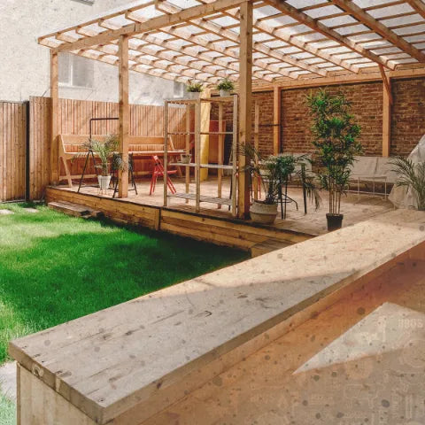 outdoor kitchen location