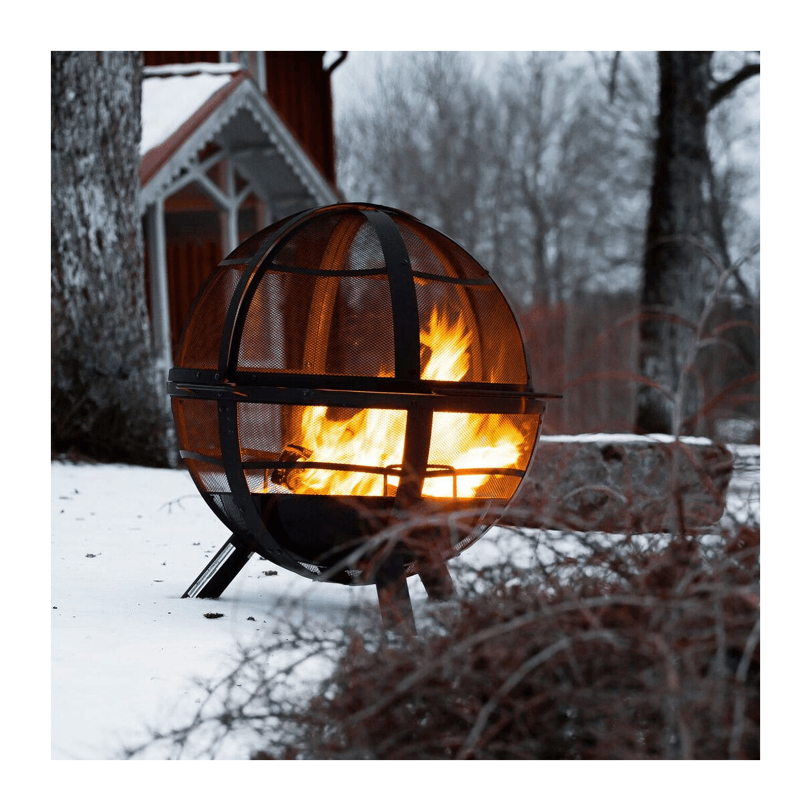 Landmann Ball of Fire - Steel Fire Pit with Cover!, Fire Pit, Landmann