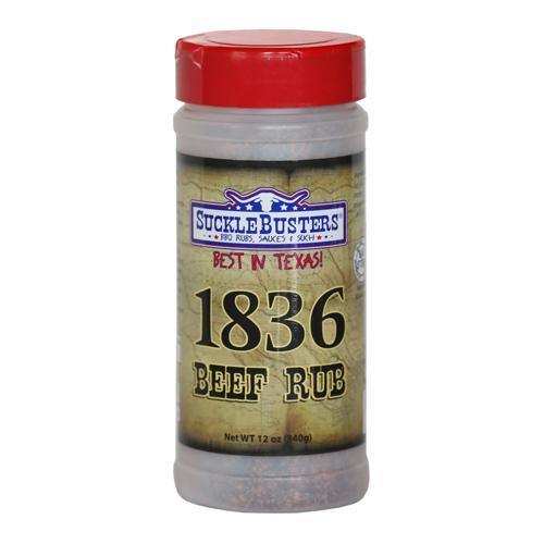 Suckle Busters 1836 Beef Rub, BBQ Accessories, Suckle Busters