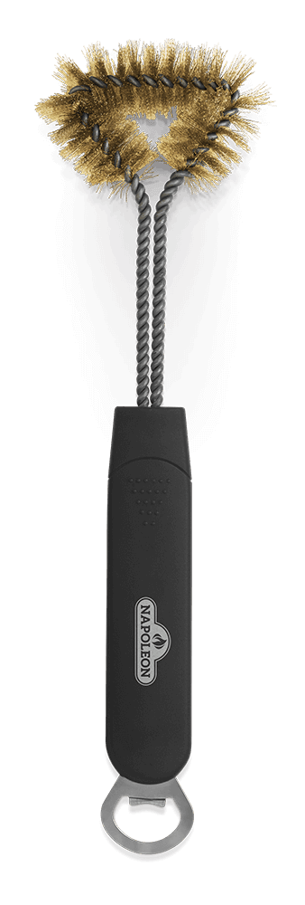 Napoleon Three Sided Grill Brush with Bottle Opener - Joe's BBQs