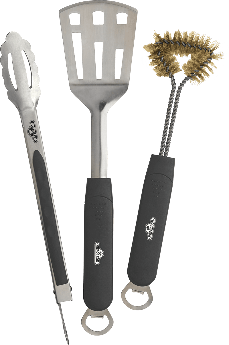 Napoleon 3 Piece Stainless Steel BBQ Tool - Joe's BBQs