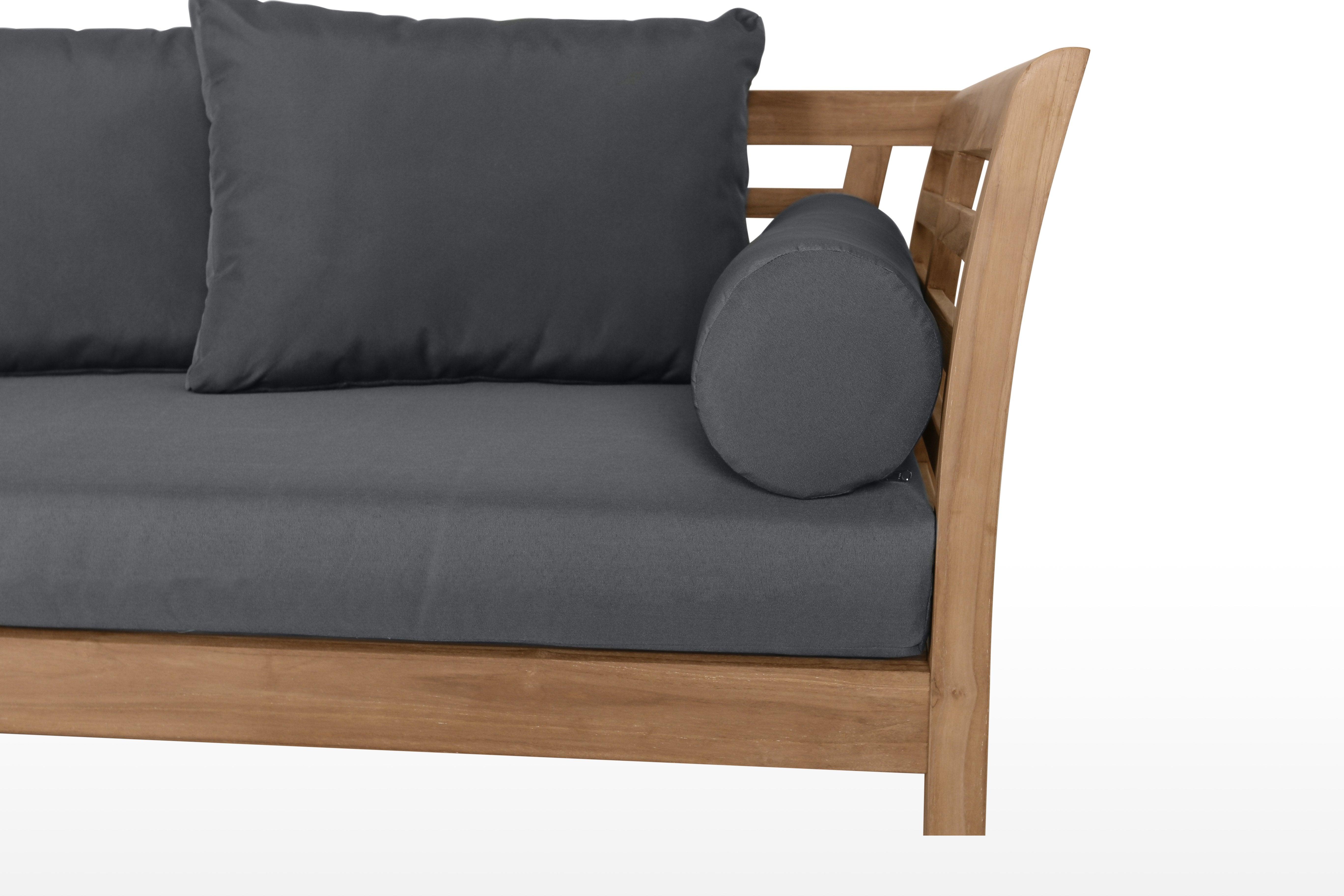 East India Teak Daybed with Cushions - Tucker Barbecues