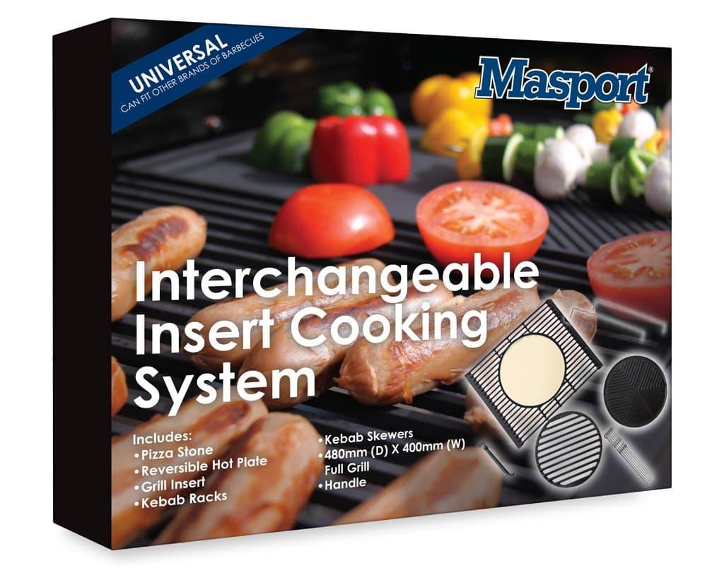 Masport Interchangeable Insert Cooking System: Gloss Enamel for the S/S4 and MB4000 - Joe's BBQs