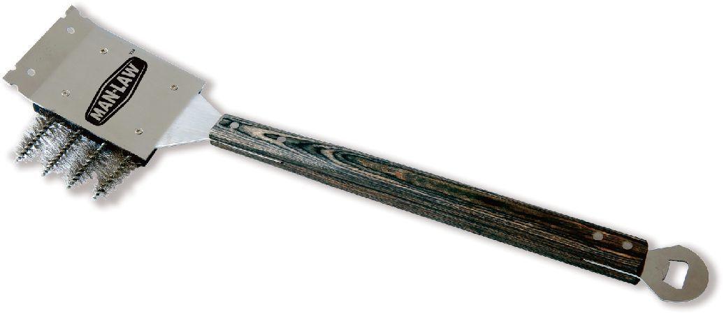 Man Law Giant 523mm long handle grill brush - Joe's BBQs