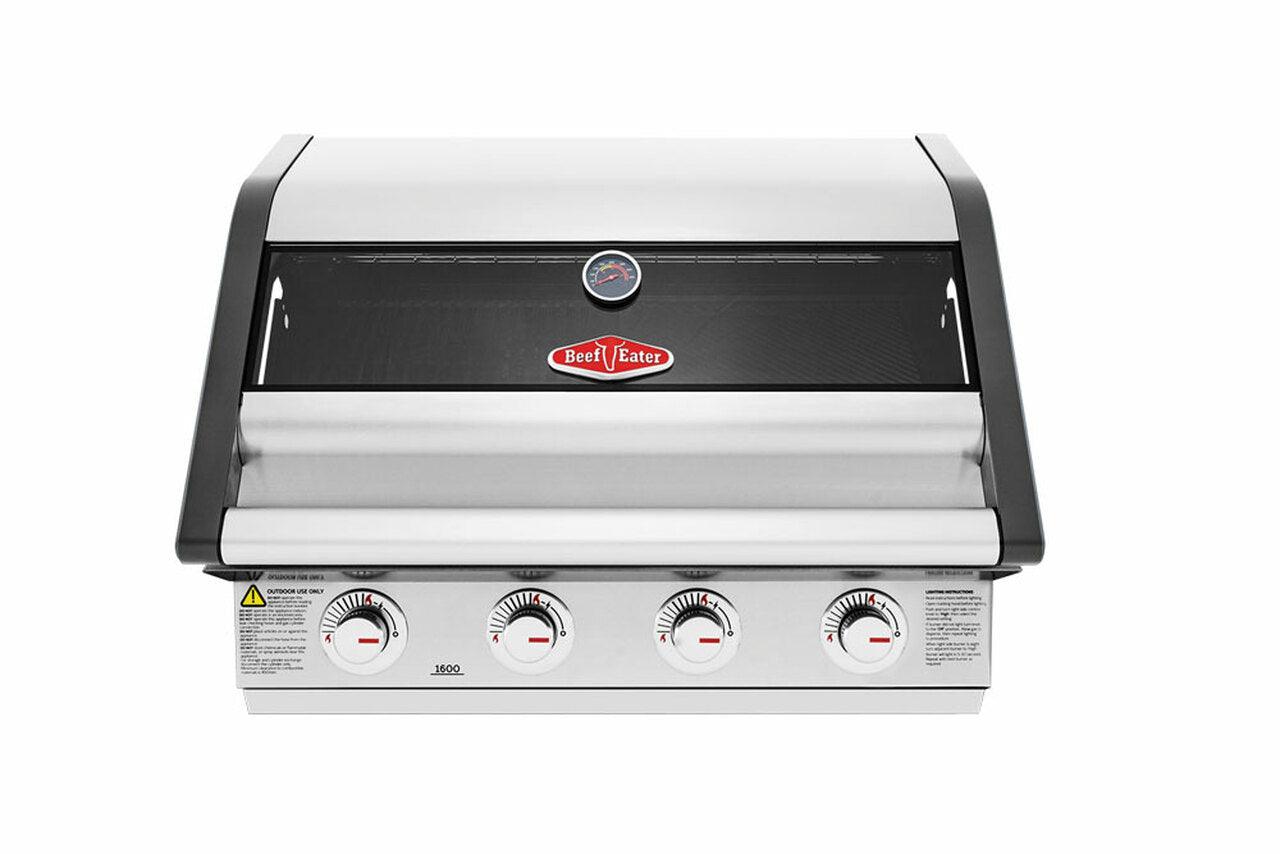 Beefeater 1600 Series Stainless Steel 4 Burner Built-In BBQ - Joe's BBQs