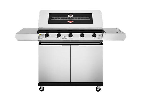 Beefeater 1200 Series 5 Burner Freestanding BBQ + Side Burner - Stainless Steel (BMG1251SB) - Joe's BBQs