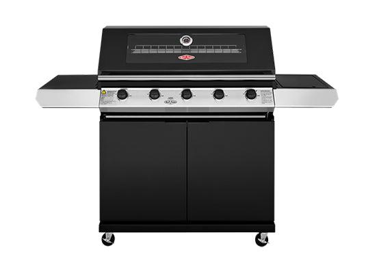 Beefeater 1200 Series 5 Burner Freestanding BBQ + Side Burner - Black (BMG1251BB) - Joe's BBQs