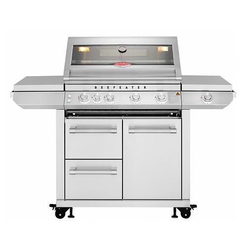 Beefeater 7000 Series Premium 4 Burner with Side Burner BBQ on Trolley - BMF7645SA - Joe's BBQs