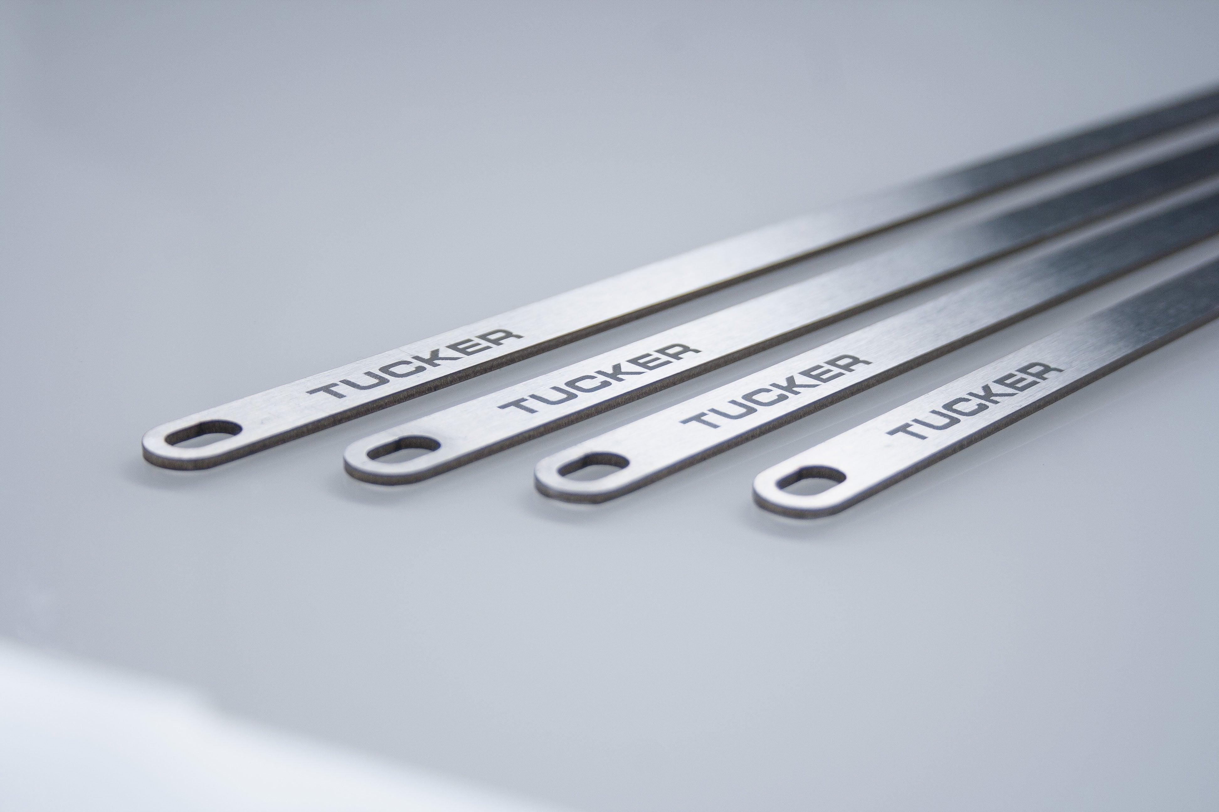 Tucker Stainless Steel Commercial Grade Skewers - 6 Pack - Joe's BBQs