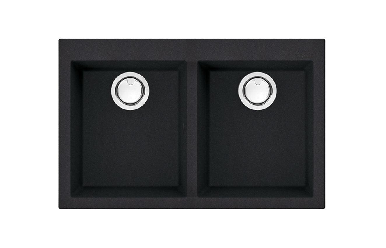 Artusi Black Granitek Sink 79cm x 50cm - Joe's BBQs