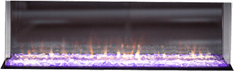 Ambe 49" Multi Electric Fireplace, Heater, Ambe