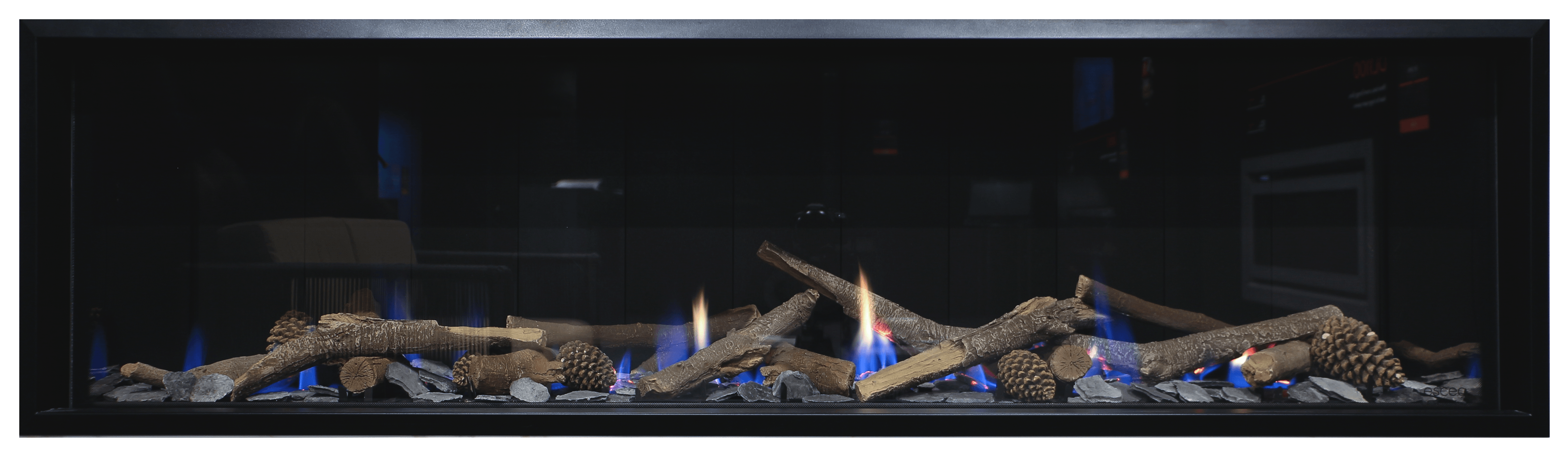 Escea DS1650 Single Sided Gas Fireplace, Heater, Glen Dimplex
