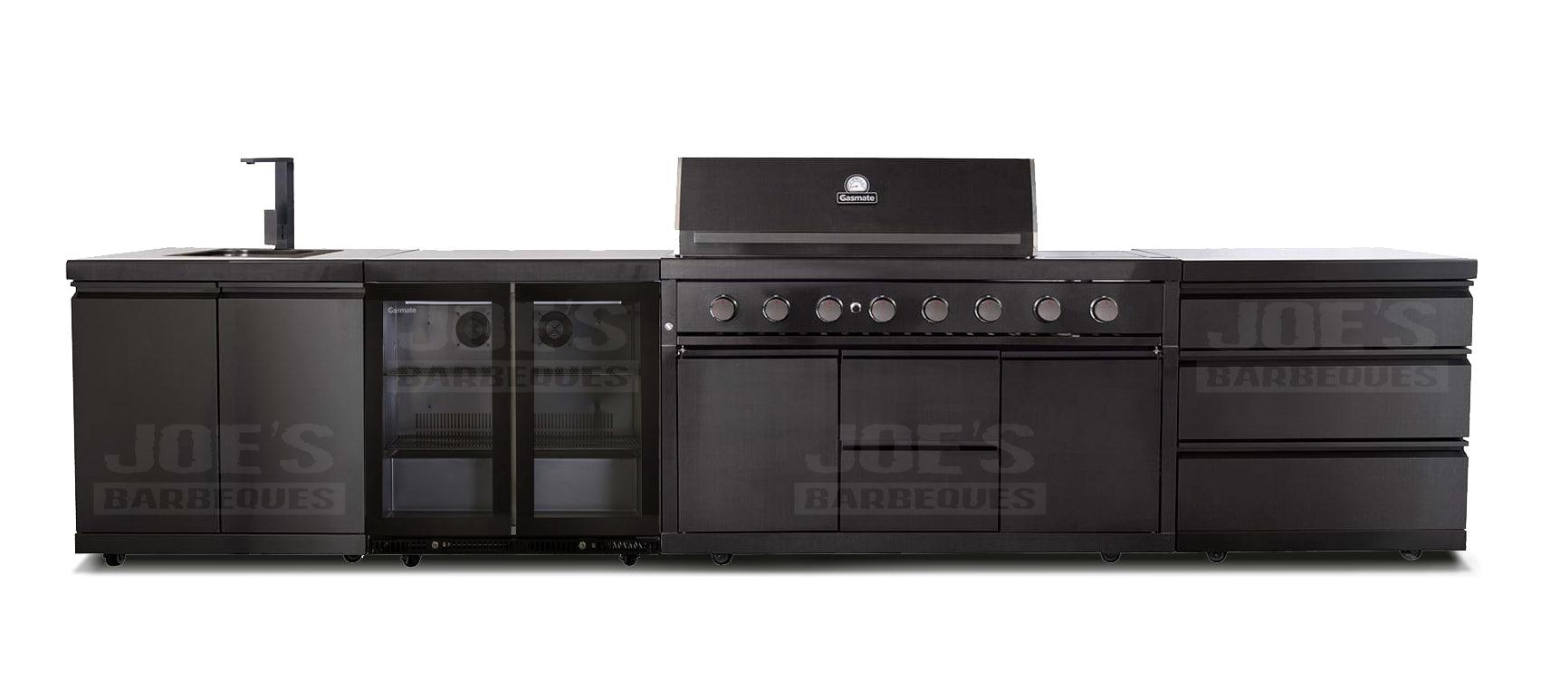 Gasmate Nova Graphite 6 Burner BBQ Outdoor Kitchen - Joe's BBQs