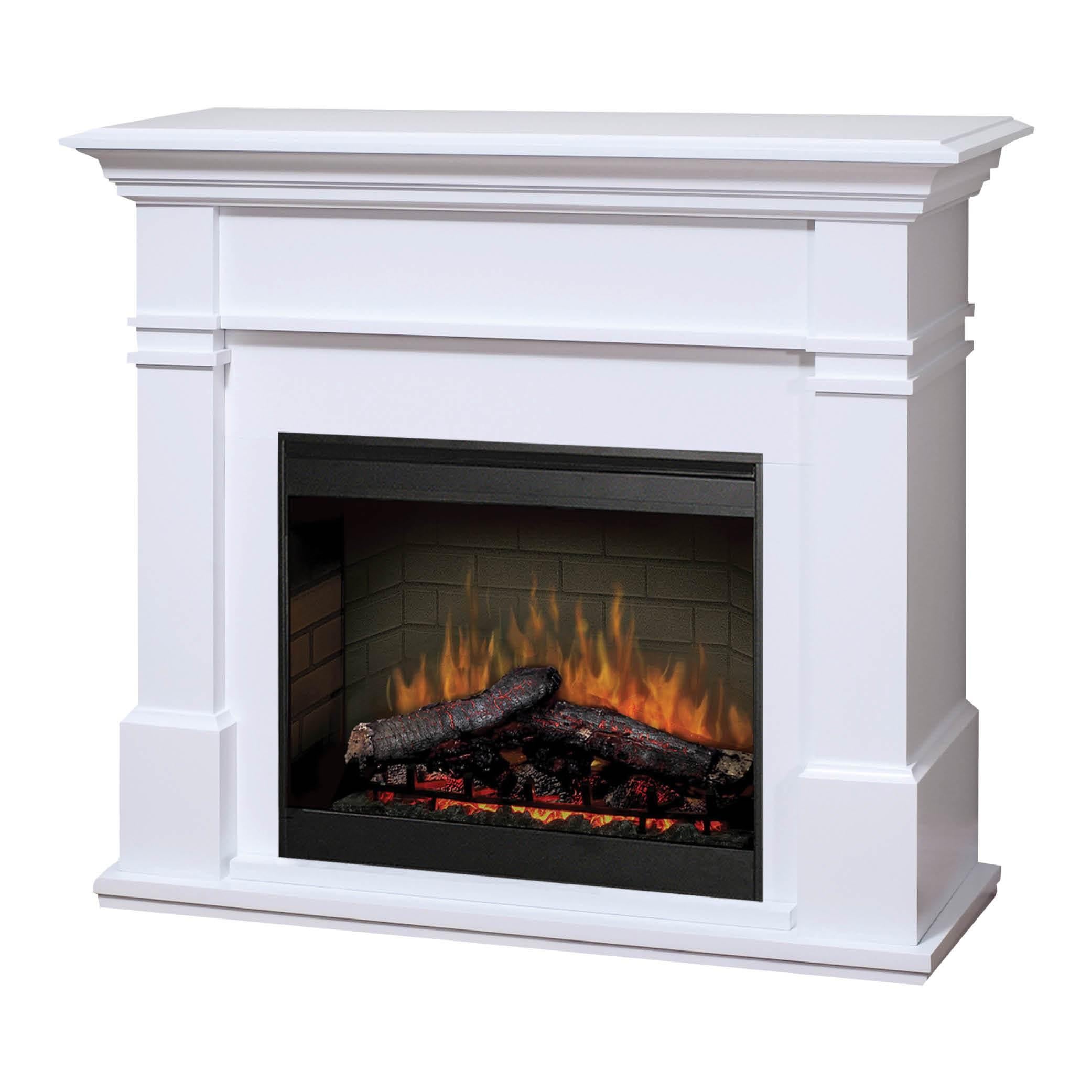 Dimplex Kenton 2kw White Mantle with LED Firebox - Joe's BBQs
