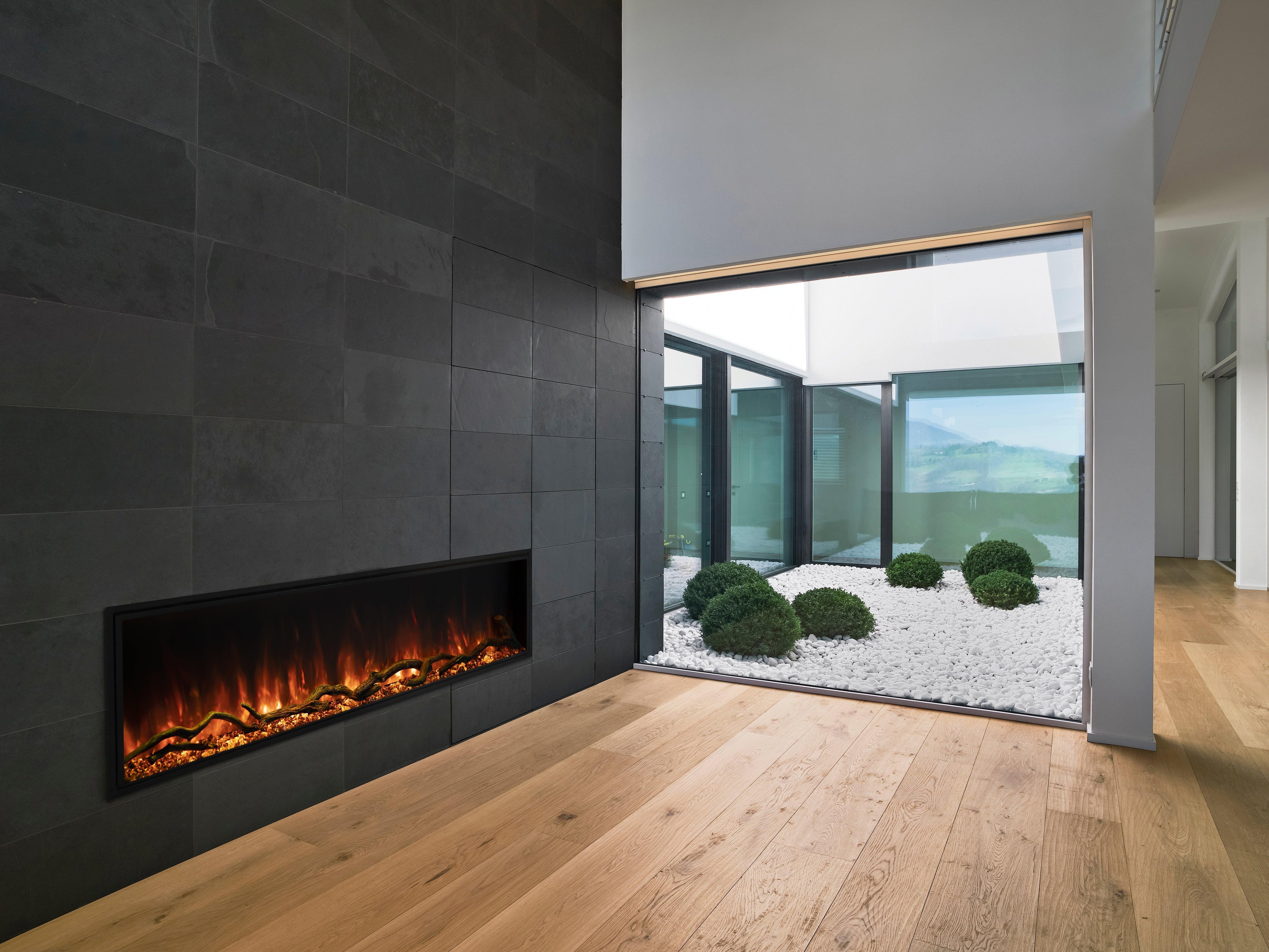 Modern Flames 56 Inch Landscape Pro Slim Gen 2 - Inbuilt Electric Heater - Joe's BBQs