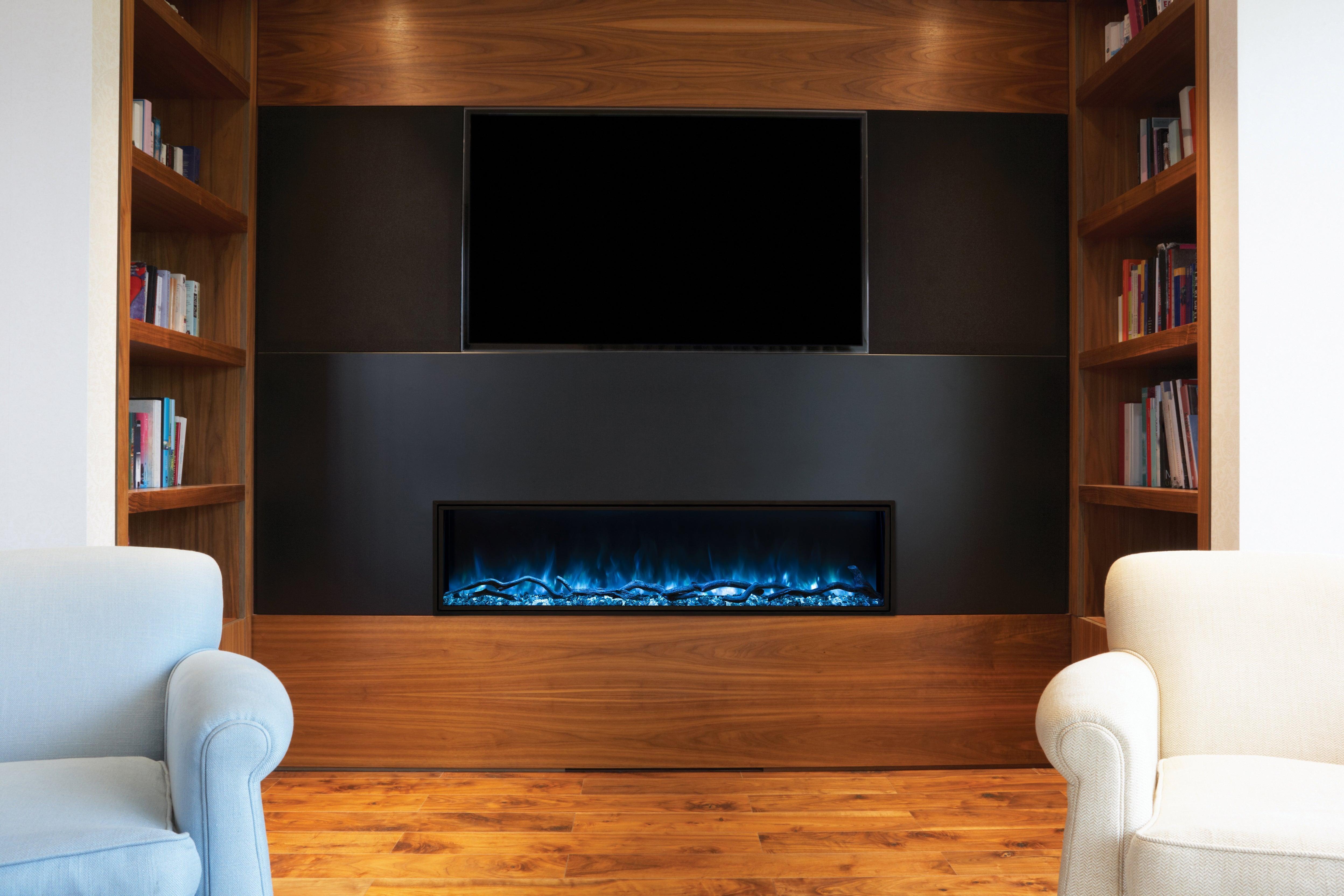 Modern Flames 96 Inch Landscape Pro Slim Gen 2 - Inbuilt Electric Heater - Joe's BBQs