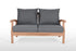 East India Lombok Two Seater Sofa with Cushions - Joe's BBQs