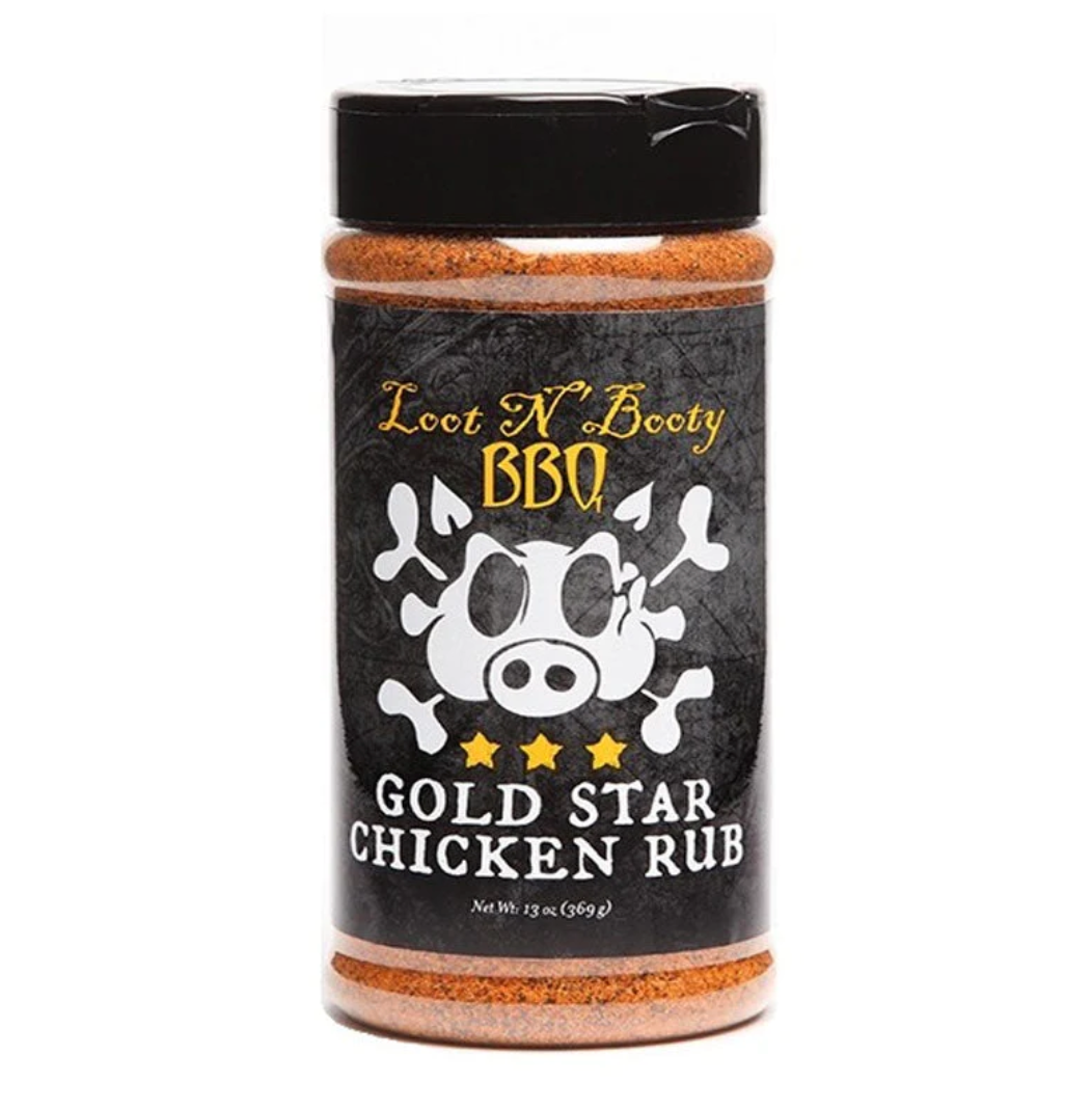 Loot N Booty Gold Star Chicken Rub