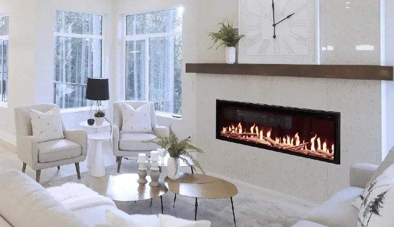 Modern Flames Orion 76 Inch Slim Heliovision Fireplace - Joe's BBQs