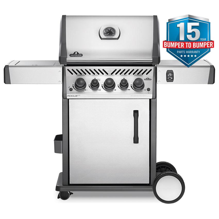 Napoleon Rogue RSE 425 3 Burner SS BBQ with Side Burner - RSE425RSBPSS-1-AU - Joe's BBQs