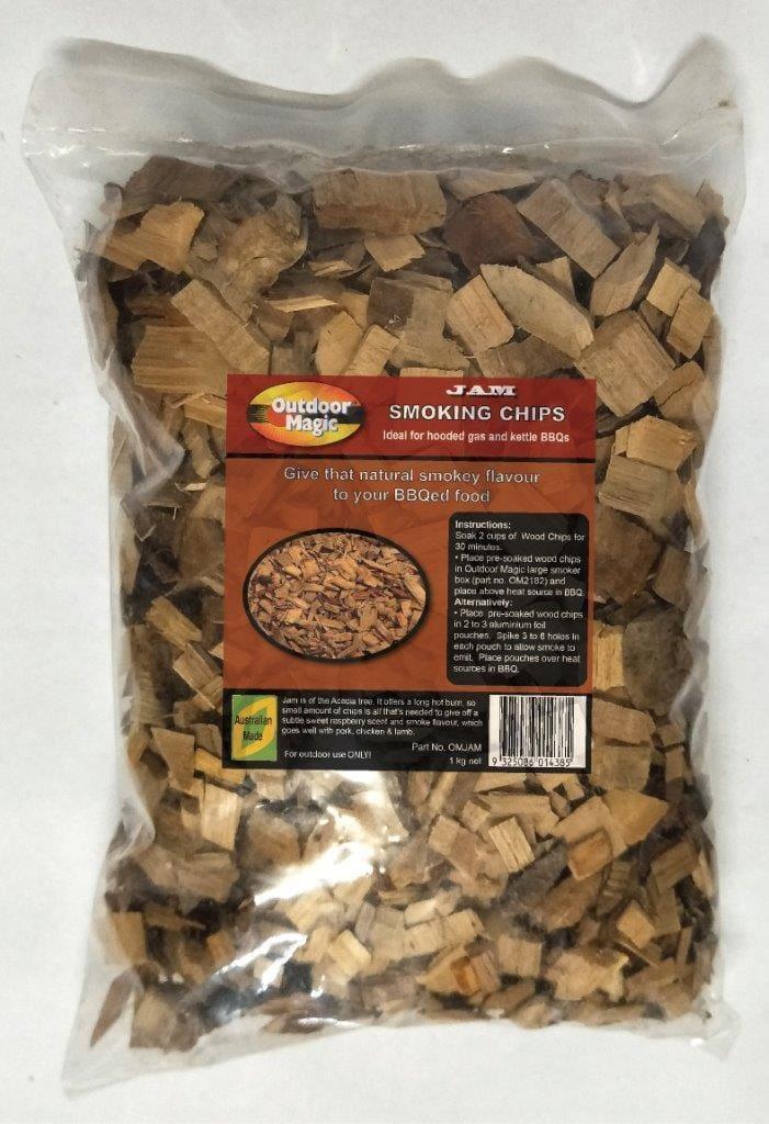 Outdoor Magic Jam Flavoured 1kg Smoking Chips - Joe's BBQs