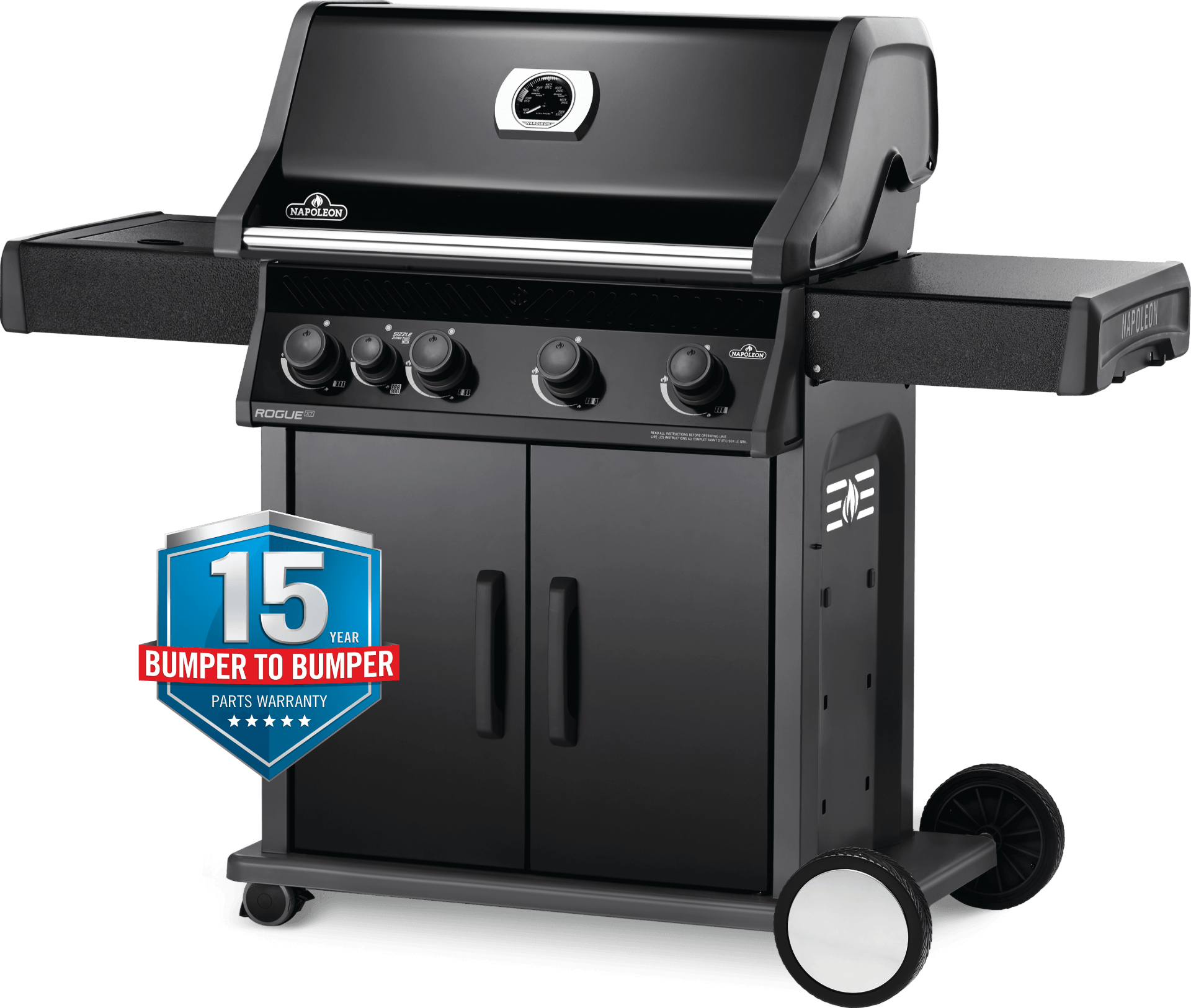 Napoleon Rogue RXT 525 4 Burner BBQ with Side Burner - RXT525SBPK-1-AU - Joe's BBQs