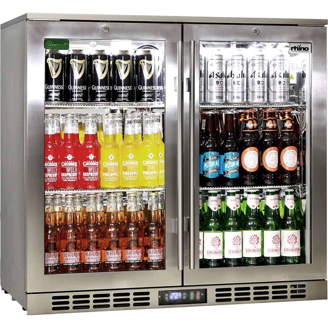 Rhino SS 2 Door Bar Fridge, Fridges & Coolers, Rhino